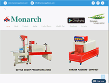 Tablet Screenshot of monarchappliances.com
